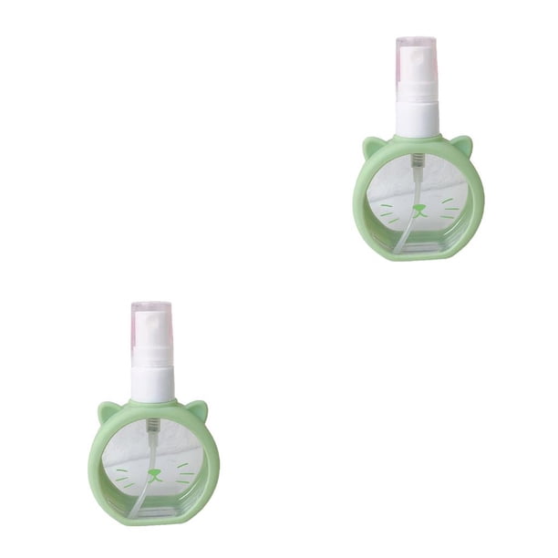Injueey Botella vacía de viaje de 55ML atomizador de aerosol recargable bomba extraíble niebla aceite esencial contenedor hidratante verde Verde 2piezas Injueey CBP351405