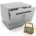 hOmeLabs Digital Countertop Dishwasher with 6 Place Settings Energy