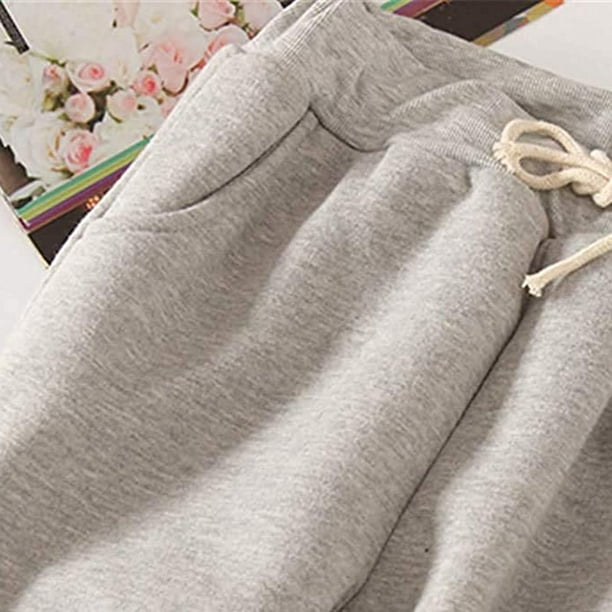 Women's Winter Warm Fleece Pants Thick Sherpa Lined Sweatpants Active  Running Jogger Pants Trousers with Pockets 