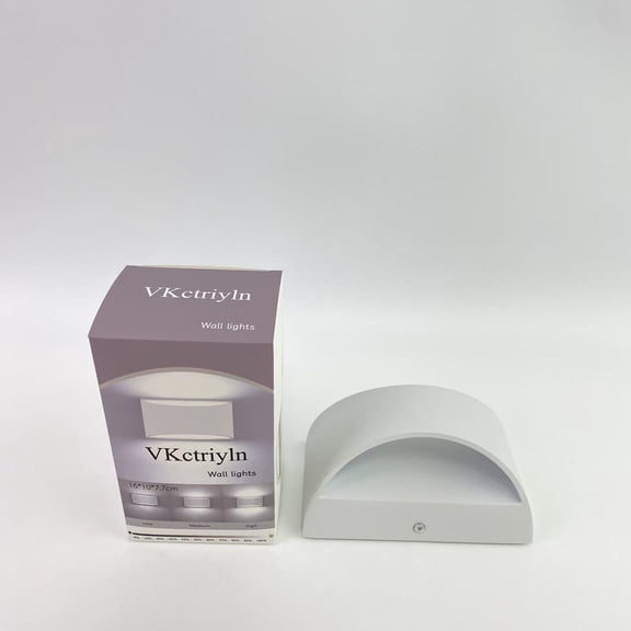 VKctriyln Wall lights,Indoor LED Wall Lamp 12W Dimmable Up Down Wall Light for Living Room Bedroom Hallway Staircase Cool White - 16*10*7.7cm