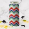 thumbnail image 2 of 2 Pcak Neoprene Beer Can Cooler Insulated Collapsible Can Sleeves Colorful Stripe Soda Beer Can Covers for Birthday Party Wedding, 2 of 4