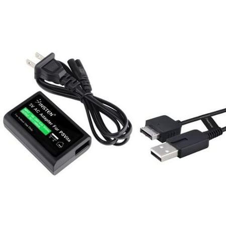 Insten AC Power Adapter with USB Cable Cord for Sony PS Vita (US Plug) Insten AC Power Adapter with USB Cable Cord for Sony PS Vita (US Plug)