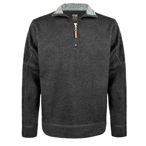 Victory Outfitters Men's Salt & Pepper 1/4 Zip Pullover