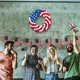 thumbnail image 4 of Independence Day Wreath Patriotic Wreath Front Door Wreath Door Hanging Independence Day Decorations Flag Wreath, 4 of 6