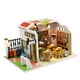 thumbnail image 5 of Modelo de aula a prueba de polvo de casa de muñecas de madera DIY para niños de amigos de la familia (A) Ndcxsfigh Nuevos Originales, 5 of 6
