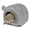 Grey, variant on Cozy Hedgehog Bed & Hideout, Soft Flannel Small Animal Cage Accessory for Hamsters, Gerbils, and Hedgehogs - Warm and Comfortable Pet Bed
