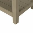 thumbnail image 3 of WestinTrends Tuscany Outdoor Side Table, All Weather HIPS 2 Tier Adirondack Small Patio Table with Storage, Taupe, 3 of 9