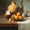 Fruit, variant on Fruit Vase Still Life Oil Painting Canvas Print Wall Art for Living Room Kitchen Office