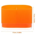 thumbnail image 2 of ORDDIART 1Set Small Utensil Holder Orange 6.7x4.3in PP Material for Household Users, 2 of 8