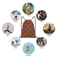 thumbnail image 6 of Balery Dachshund Dog Puppy Pattern Drawstring Backpack Bag Sport Gym Sackpack Cinch Bags Pattern Drawstring Backpack Bag Sport Gym Sackpack Cinch Bags -Small, 6 of 6