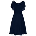 thumbnail image 1 of AMERTEER Robe de Cocktail de Fête Taille Haute pour Demoiselle d'Honneur de Mariage Formelle pour Femmes, 1 of 5