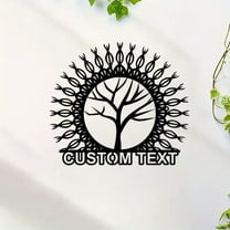 Custom Metal Family Tree Name Sign, Large Metal Wall Art and Decor, Custom Home Decoration, Last Name Sign, Wedding Gift