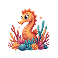 thumbnail image 6 of cartoon Ocean Animal Stickers, Waterproof Ocean Animal Sticker for Water Bottle Laptop Phone Cases Planner Skateboard Luggage Helmet Party Favor Decor, Ideal for Adults Teens Teacher Rewards, 6 of 9