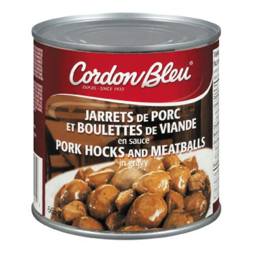 Cordon bleu Jarrets de porc et boulettes de viande en  sauce Jarrets de Porc et Boulettes en sauce