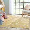 thumbnail image 1 of Well Woven Kosme Yellow Geometric Star Pattern Stain-resistant Area Rug 5x7 (5'3" x 7'3"), 1 of 7