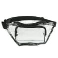 thumbnail image 4 of Sac Banane Transparent, Durable Résistant à l'Eau PVC Clair pour Voyage Noir, 4 of 8