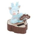 thumbnail image 3 of Cute Deer Shape Solar Shaking Head Animal Ornament, Energy Saving Light Sensor Automatic Movement Ornament for Car Home and Desk, 3 of 8