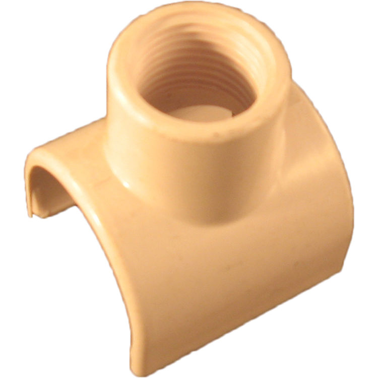 PVCSNAPSAT112ST 1"x1/2" SCH 40 PVC SNAP ON SADDLE SLIP x THREAD