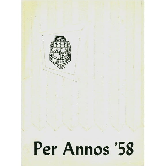 (Custom Reprint) Yearbook: 1958 William Tennent High School - Per Annos Yearbook (Warminster, PA)