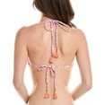 thumbnail image 2 of Ramy Brook womens  Printed Sena Bikini Top, S, Orange, 2 of 3