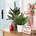 thumbnail image 3 of 10 Pcs Christmas Berries Pine Cones for DIY Crafts-Christmas Tree Picks Spray Evergreen Artificial Pine Branches Holly Stem, Xmas Garland Decor,Gift Wrap Embellishment, 3 of 6