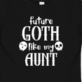 thumbnail image 4 of Inktastic Future Goth Like My Aunt with Skulls Boys or Girls Baby T-Shirt, 4 of 5