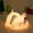 Sweet Heart Elephant, variant on Sweet Heart Elephant Night Light, LED Squishy Novelty Animal Cute Lamp, Food Grade Silicone Nightlight, Dimmable Light Up Elephant Decor for Room College, Boys Girls White Elephant Gifts