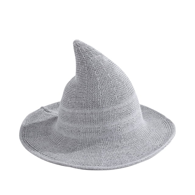 Sombreros para mujer, sombrero de bruja, sombrero de mago, sombrero de lana, sombreros de poliéster para mujer