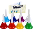 thumbnail image 1 of Hand Bells MINIARTIS Oscar Edition de 8 notas para niños con 15 cancioneros, 1 of 7