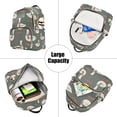 thumbnail image 5 of FORMRS Mini Backpack Purse for Women Travel Daypack Casual Shoulder Bag, Winter Goose, 5 of 7