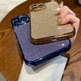 thumbnail image 5 of Compatible with iPhone 13 Pro Max Clear Glitter Plating Case, Aesthetic Sparkly Bling Shiny Design, Soft TPU Shockproof Cover with Camera Protection for Women Girl for iPhone 13 Pro Max 6.7", 5 of 7