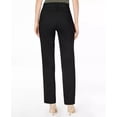 thumbnail image 3 of JM Collection DEEP BLACK Women's Curvy-Fit Straight-Leg Pants, US 16S, 3 of 4