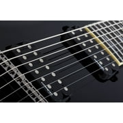Schecter 2564 C-7 Blackjack Black Gloss Electric Guitar