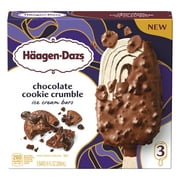Haagen Dazs Chocolate Cookie Crumble Ice Cream Bars, 3 Count