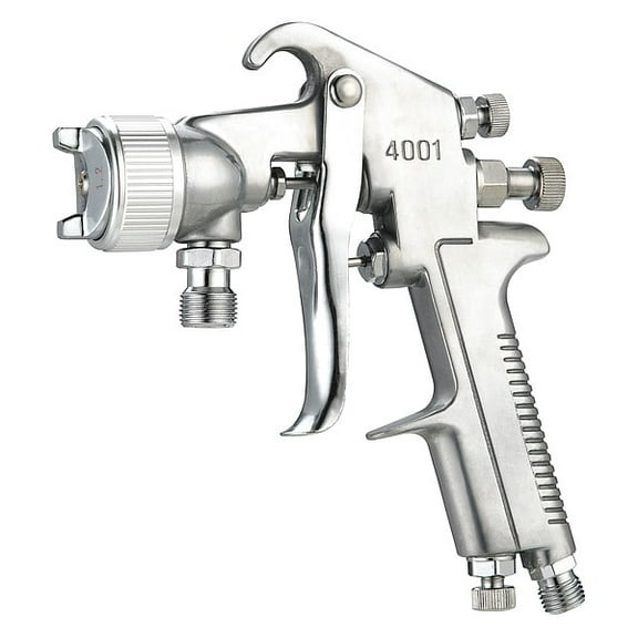 Conventional Spray Gun, 11 in, 1/4 in Air Inlet Size, Coatings/Paints