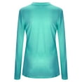 thumbnail image 4 of T Shirts for Women Casual Tops Summer Solid Color Long Sleeved Sunscreen Quick-drying Tee Shirt Top, 4 of 6