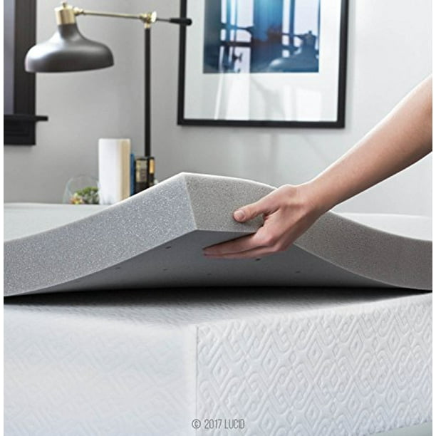 Lucid 3 memory foam topper deals