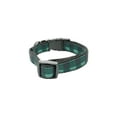 thumbnail image 2 of Best Furry Friends Dog Collar, Green Buffalo Check, Large/X-Large, 2 of 3