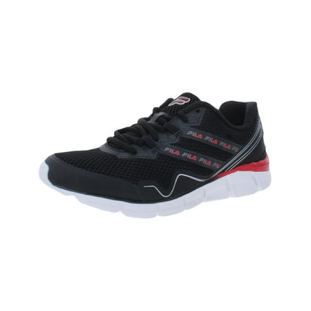 

Fila Mens Memory Vernato 8 Memory Foam Running Shoes Black 8 Medium (D)