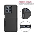 thumbnail image 6 of For Moto G 5G 2025 Case / Moto G Play 5G 2025 Case, Tekcoo Dual Layer Protective Heavy Duty Shockproof Rugged Cell Phone Case Sturdy Cover for Moto G 5G 2025 / Moto G Play 5G 2025 - Black, 6 of 9