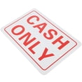 thumbnail image 2 of Cash Only Sign No Checks No Credit Sign Cash Payment Sign for Business Retail Store, 2 of 8