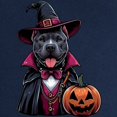 thumbnail image 3 of CafePress - Costumed Pitbull Halloween Women's Maternity T Shirt - Maternity Dark T-Shirt, 3 of 4