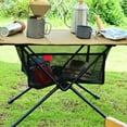 thumbnail image 1 of Folding Table Net Bag Portable Lightweight Large Wear Resistant Camp Foldable Desk Bag for Outdoor, 1 of 7