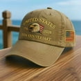 thumbnail image 6 of United States 250th Anniversary Hat - Adjustable Patriotic Eagle Design Cap for Men Women (250 Year American Celebration)(4Pcs-Khaki), 6 of 6