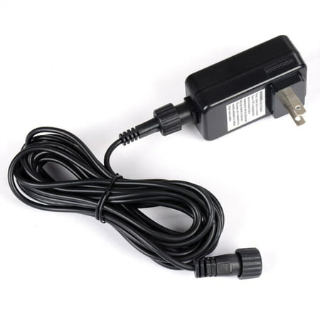 Yescom 12V 7.2W Transformer Plug &16 Ft Wire Cable Power Cord for LED Deck Light Outdoor Garden