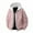 Pink, variant on Bomber Jacket Men Sevevn Mens Fake Two Pieces Windbreaker Spring and Fall Vibrant Color Block Coat Lightweight Jacket with Hood