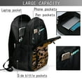 thumbnail image 4 of Daiia Leopard Print Pattern USB Charging Backpack for Men and Women, Anti-Theft Backpack,Travel Backpack,School Backpack,College Backpack,Laptop Backpack, 4 of 7