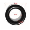 thumbnail image 6 of Velocifire 120pcs/pack Rubber O-Ring Keyboard Switch Dampers dampener, Sound Reducers Make Your Mechanical Keyboard Quieter. Compatible for Cherry MX, Kailh, and Outemu Switches(Black), 6 of 7