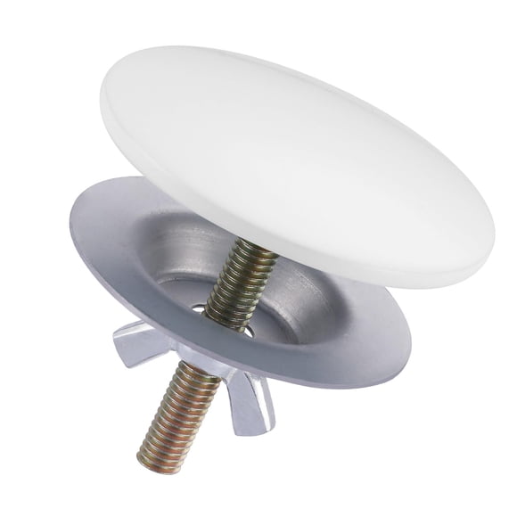 Tapa de grifo ALEASHA Biscuit blanca para fregadero de cocina