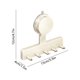 thumbnail image 3 of Ganchos de pared para ventosas de vacío 3 o 5 ganchos, sin taladro Soporte para toallas, plástico resistente y portante, gris o blanco, almacenamiento de cocina en baño, 3 of 8